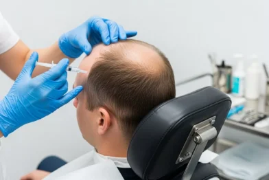 Aplicação de Dutasterida Injetável