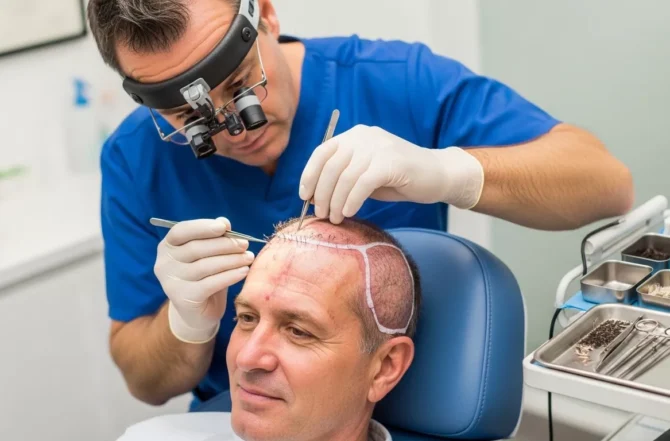 Reparo de Implantes Capilares Mal Sucedidos