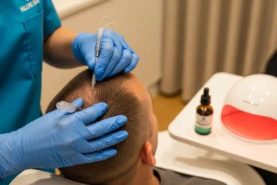 Terapia Combinada (PRP + Minoxidil + LLLT)