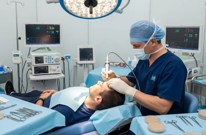 Transplante Capilar com Técnica DHI