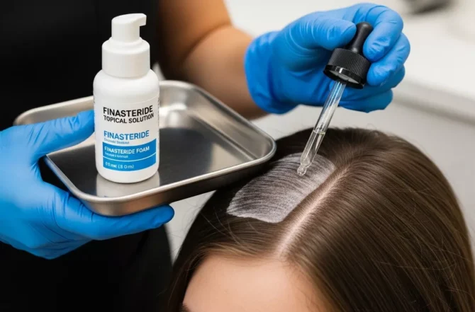 Tratamento com Finasterida Oral ou Tópica